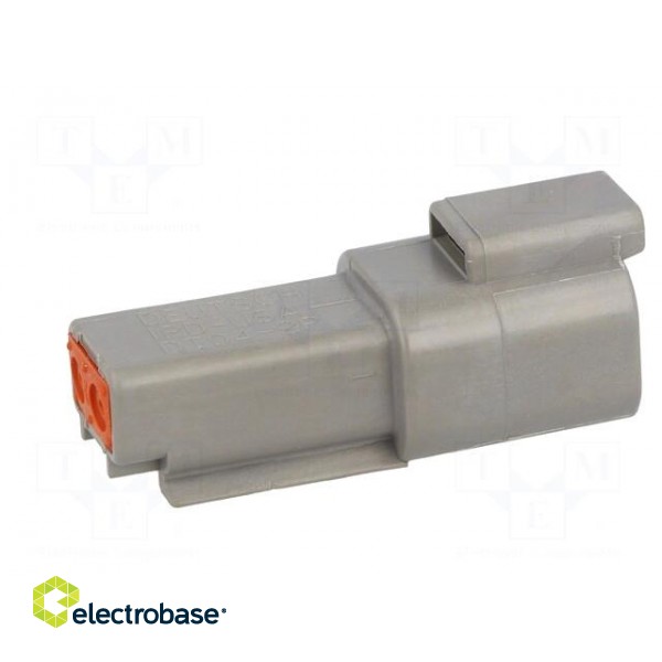 Connector: wire-wire | DT | plug | male | PIN: 2 | IP68 | Locking: latch paveikslėlis 7
