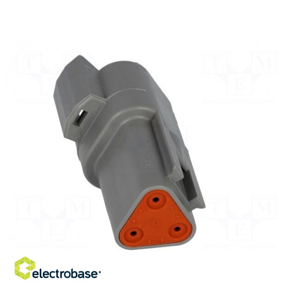 Connector: wire-wire | DT | plug | male | PIN: 3 | IP68 | Locking: latch paveikslėlis 5