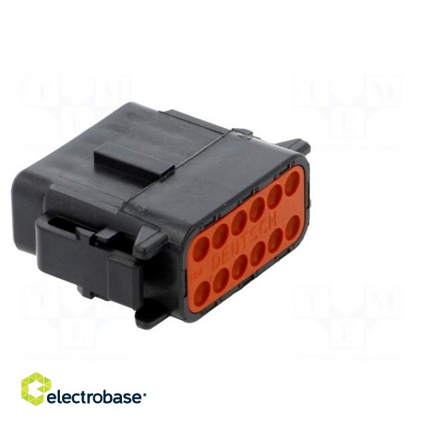 Connector: wire-wire | DTM | plug | female | PIN: 12 | IP68 | for cable image 8