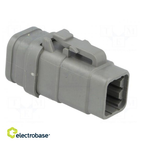 Connector: wire-wire | DTM | plug | female | PIN: 6 | IP68 | Locking: latch фото 8