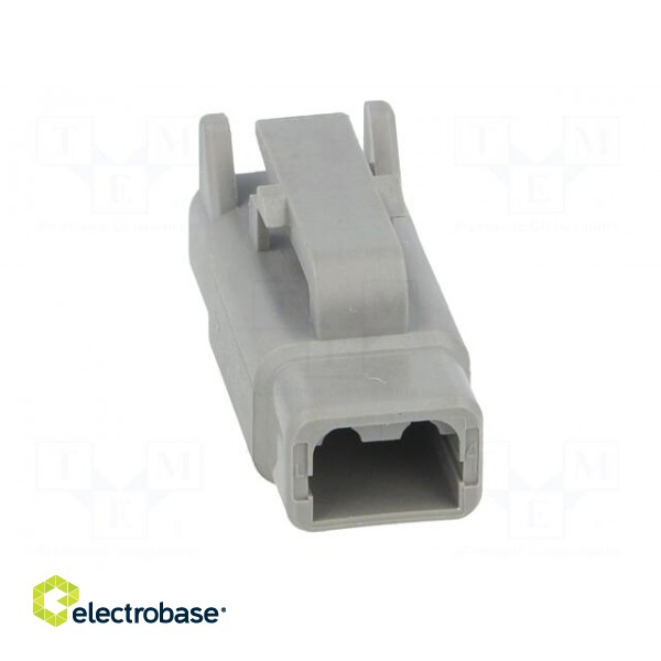 Connector: wire-wire | DTM | female | plug | for cable | PIN: 2 | crimped image 9