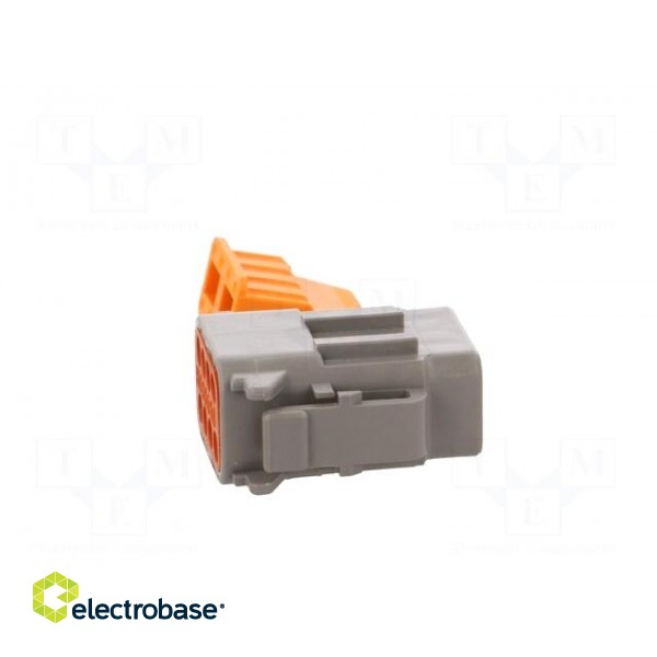 Connector: wire-wire | DTM | female | plug | for cable | PIN: 8 | crimped image 7