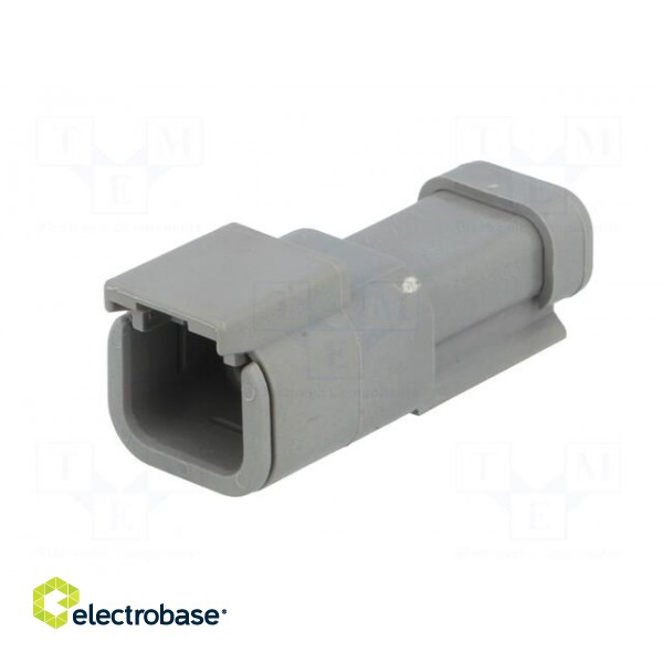 Connector: wire-wire | DTM | plug | male | PIN: 2 | IP68 | Locking: latch фото 2
