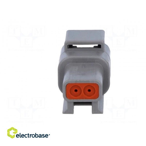 Connector: wire-wire | DTM | plug | male | PIN: 2 | IP68 | Locking: latch фото 5