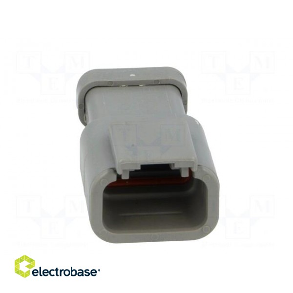 Connector: wire-wire | DTM | male | plug | for cable | PIN: 3 | grey | IP68 image 9