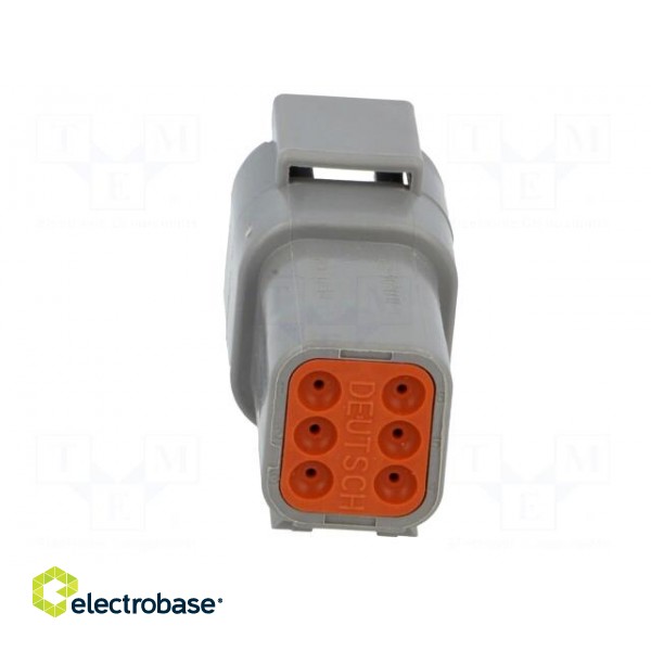 Connector: wire-wire | DTM | plug | male | PIN: 6 | IP68 | Locking: latch image 5