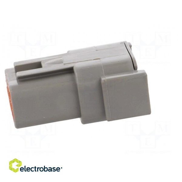 Connector: wire-wire | DTM | male | plug | for cable | PIN: 8 | grey | IP68 image 7