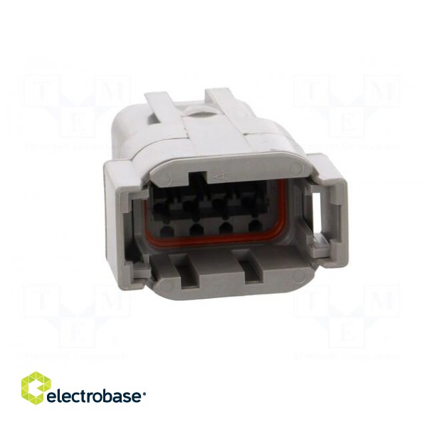 Connector: wire-wire | DTM | male | plug | for cable | PIN: 8 | grey | IP68 image 9