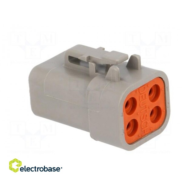 Connector: wire-wire | DTP | plug | female | Size: 12 | 2÷4mm2 | PIN: 4 image 4