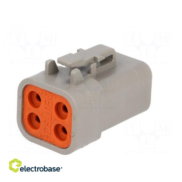 Connector: wire-wire | DTP | plug | female | Size: 12 | 2÷4mm2 | PIN: 4 image 6