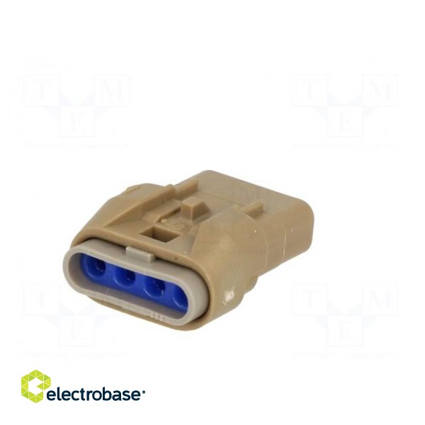 Connector: wire-wire | Mizu-P25 | plug | female | PIN: 4 | IP67 | 4A | 2.5mm image 2