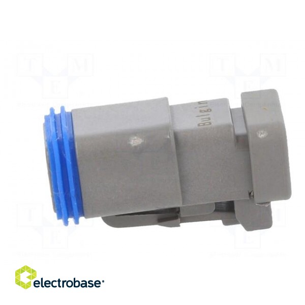 Connector: wire-wire | PX0 | female | plug | for cable | PIN: 2 | grey image 3