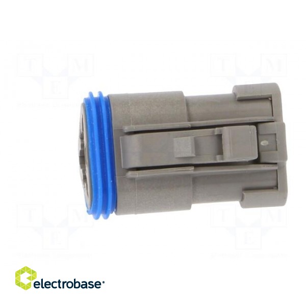 Connector: wire-wire | PX0 | female | plug | for cable | PIN: 3 | grey фото 3