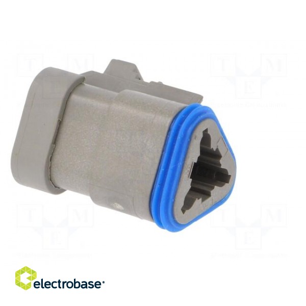Connector: wire-wire | PX0 | female | plug | for cable | PIN: 3 | grey image 8