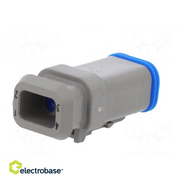 Connector: wire-wire | PX0 | female | plug | for cable | PIN: 4 | grey image 6