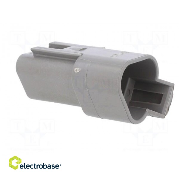 Connector: wire-wire | PX0 | male | plug | for cable | PIN: 3 | grey | IP68 фото 8