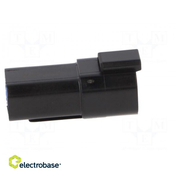 Connector: wire-wire | PX0 | male | plug | for cable | PIN: 4 | black | IP68 image 7