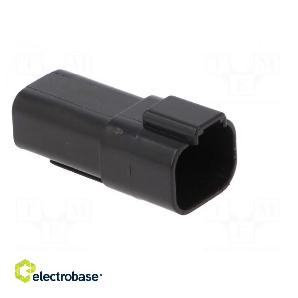 Connector: wire-wire | PX0 | male | plug | for cable | PIN: 4 | black | IP68 image 8