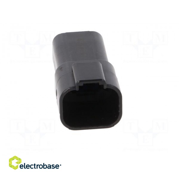 Connector: wire-wire | PX0 | male | plug | for cable | PIN: 4 | black | IP68 image 9