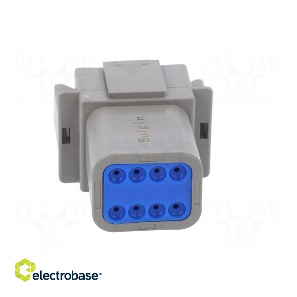 Connector: wire-wire | PX0 | male | plug | for cable | PIN: 8 | grey | IP68 paveikslėlis 5
