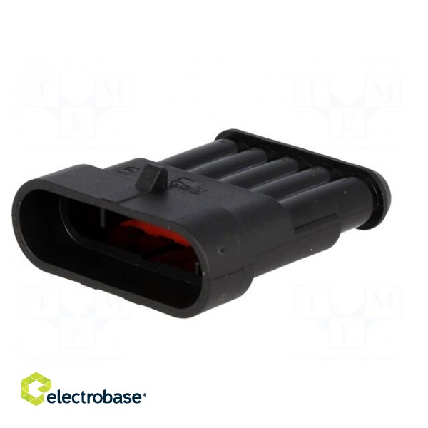 Connector: wire-wire | Superseal 1.5 | plug | male | PIN: 5 | IP67 | 24VDC paveikslėlis 2