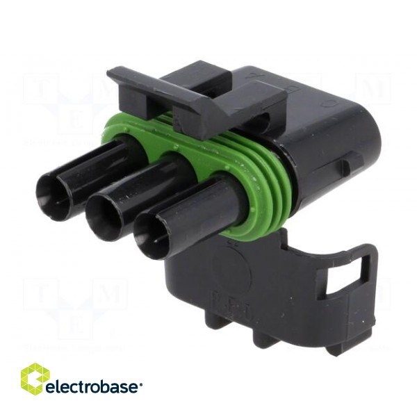 Connector: wire-wire | Weather Pack Tower | female | plug | for cable image 1