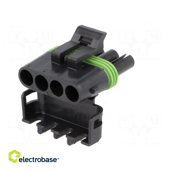 Connector: wire-wire | Weather Pack Tower | plug | female | PIN: 4 image 6