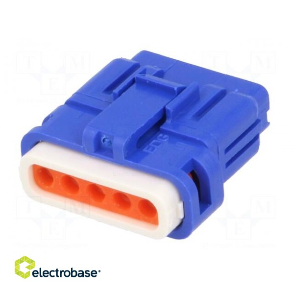 Connector: wire-wire/PCB | 560 | plug | female | IP67 | Locking: latch image 2