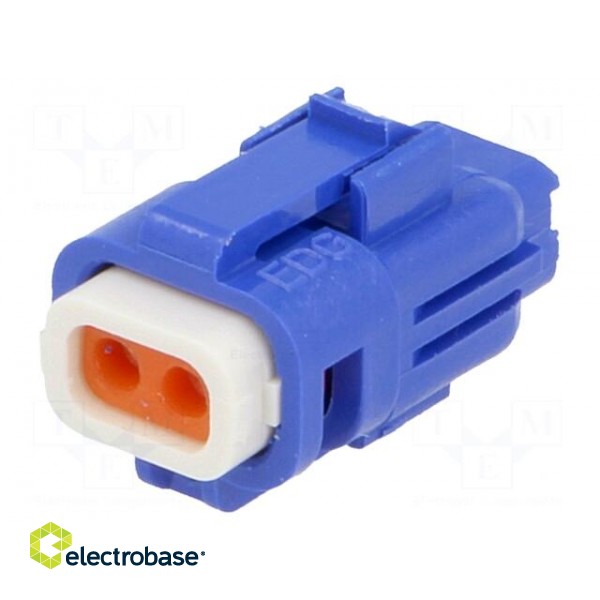 Connector: wire-wire/PCB | 565,E-Seal | plug | female | IP67 | blue image 1