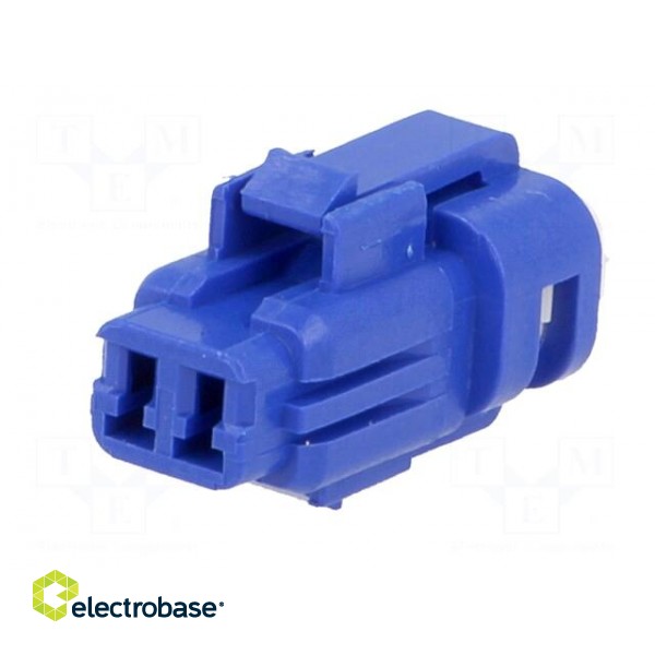 Connector: wire-wire/PCB | 565,E-Seal | plug | female | IP67 | blue image 2