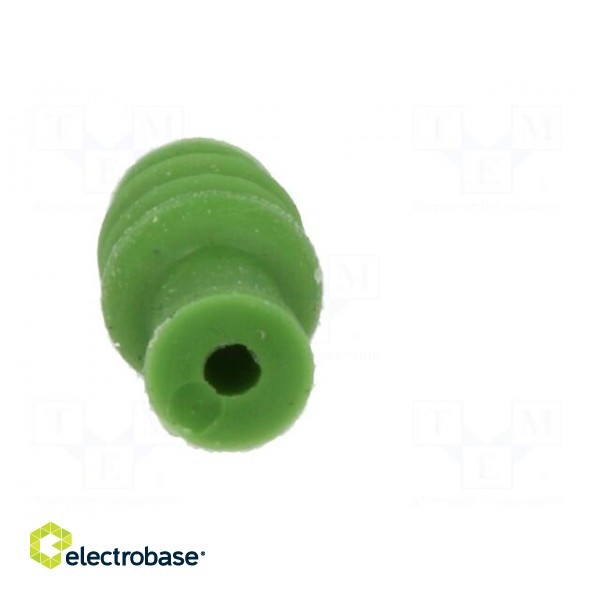 Gasket for wire | green | Øcable: 2.1mm | Øhole: 3.6mm фото 9
