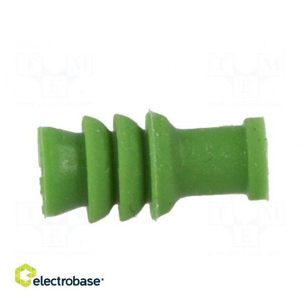 Gasket for wire | green | Øcable: 2.1mm | Øhole: 3.6mm paveikslėlis 7