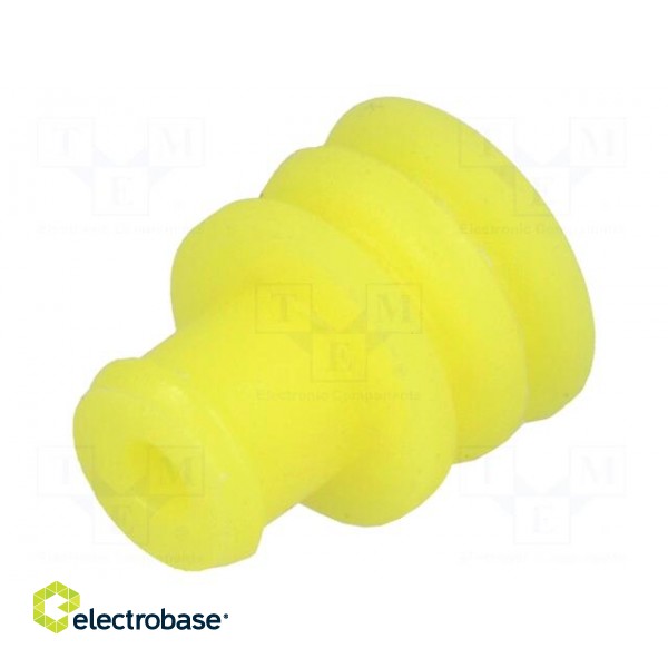 Accessories: gasket for wire | Superseal 1.5 | yellow | Øout: 6.1mm