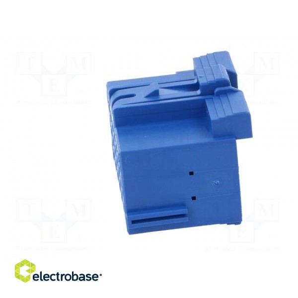 Connector: automotive | JPT | female | plug | for cable | PIN: 21 | blue image 3