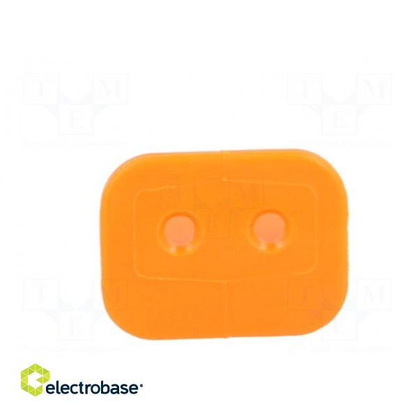 Accessories: secondary lock | DT | female | PIN: 2 | orange | DT06-2S image 5