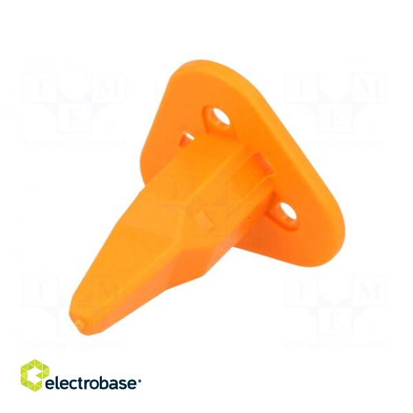 Accessories: secondary lock | DT | female | PIN: 3 | orange | DT06-3S image 2