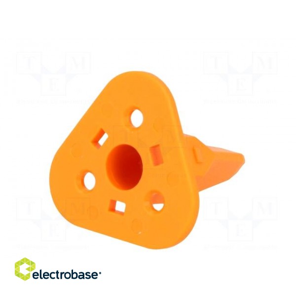 Accessories: secondary lock | DT | female | PIN: 3 | orange | DT06-3S image 6