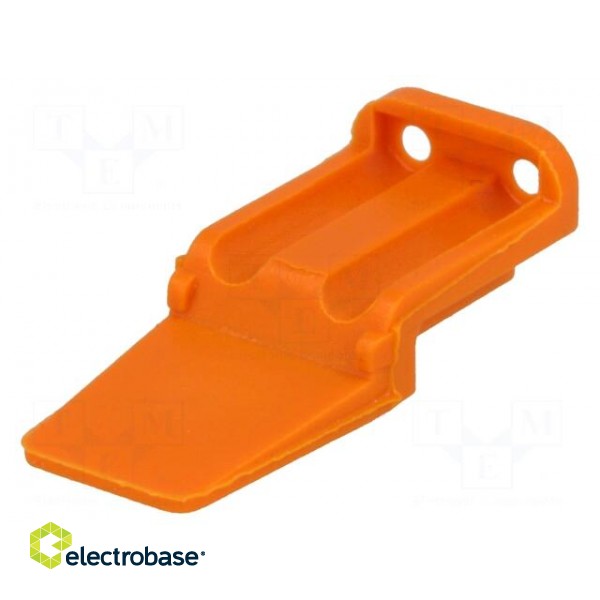 Accessories: secondary lock | DTM | female | PIN: 2 | orange | DTM06-2S image 1