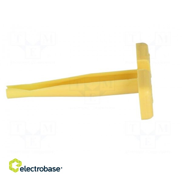 Tool: for  removal | yellow | 12AWG | Application: contacts image 3