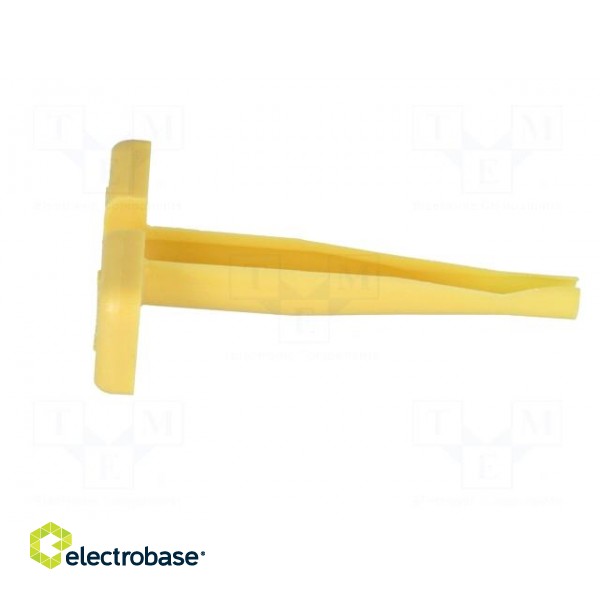 Tool: for  removal | yellow | 12AWG | Application: contacts image 7