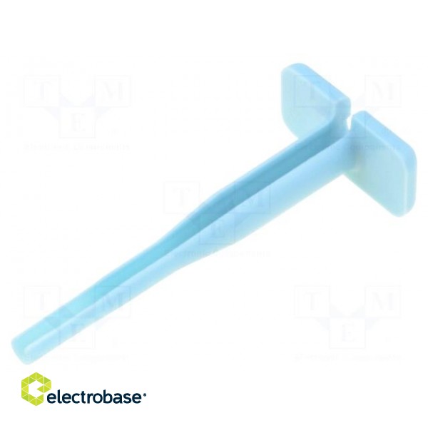 Tool: for  removal | Type: E-seal | light-blue | 18AWG÷16AWG image 1