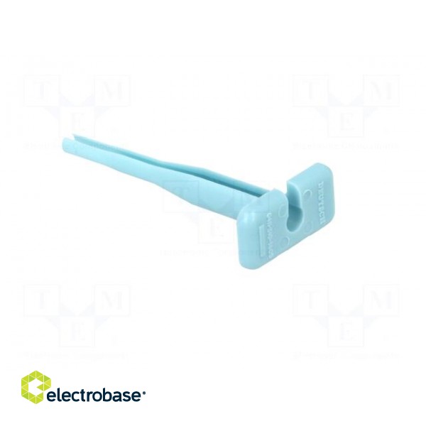 Tool: for  removal | Type: E-seal | light-blue | 18AWG÷16AWG image 4