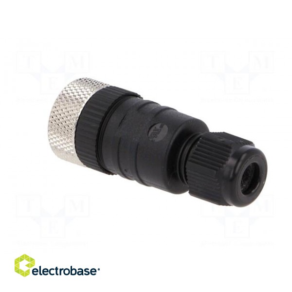 Connector: 1/2"-20 | plug | female | PIN: 3 | 3÷6.5mm | for cable фото 4