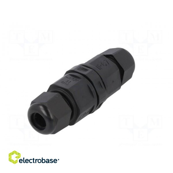 Coupler | Connector: AC supply | 5A | IP67 | 250V | screw terminal фото 6