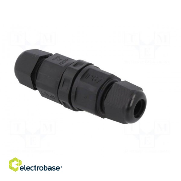 Coupler | Connector: AC supply | 5A | IP67 | 250V | screw terminal image 8