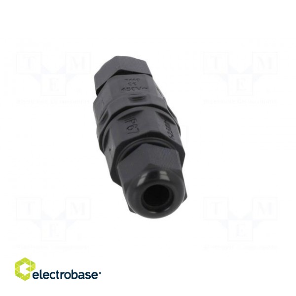 Coupler | Connector: AC supply | 5A | IP67 | 250V | screw terminal фото 9