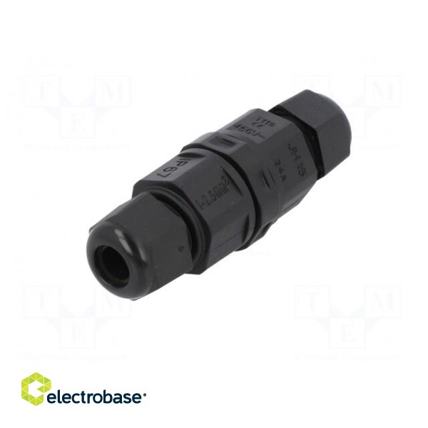 Coupler | Connector: AC supply | 5A | IP67 | 250V | screw terminal image 2