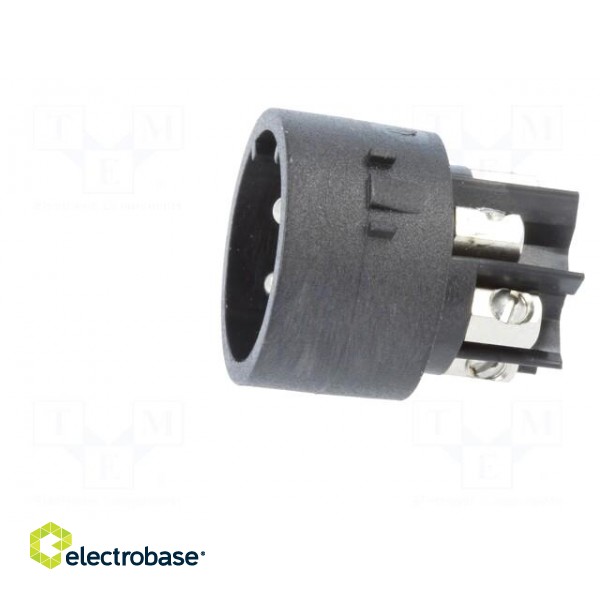 Connector: circular | male | PIN: 6 | nickel plated | 3A | 250V | 1mm2 image 3