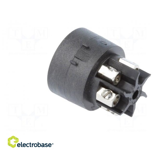 Connector: circular | male | PIN: 6 | nickel plated | 3A | 250V | 1mm2 image 4