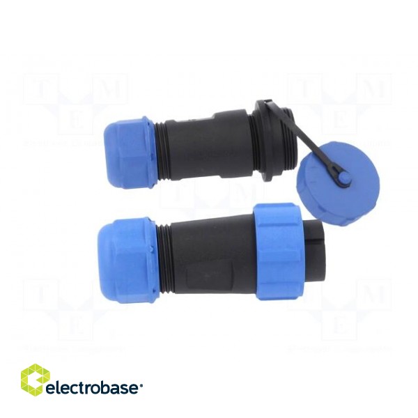 Connector: circular | male + female | PIN: 12 | 3A | IP67 | 500V image 7